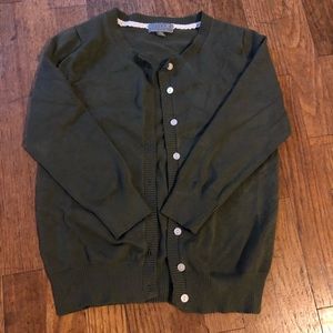 Adorable Olive Green Cardigan.